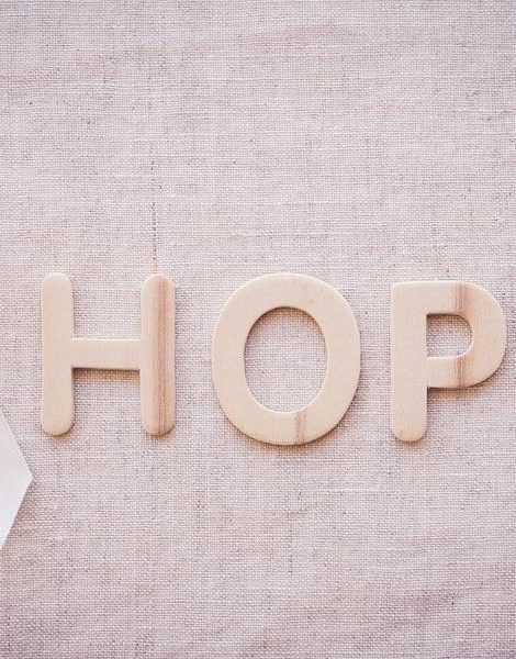 HOPE word with white ribbon Bone cancer awareness Multiple Hereditary Exostoses Postpartum Depression
